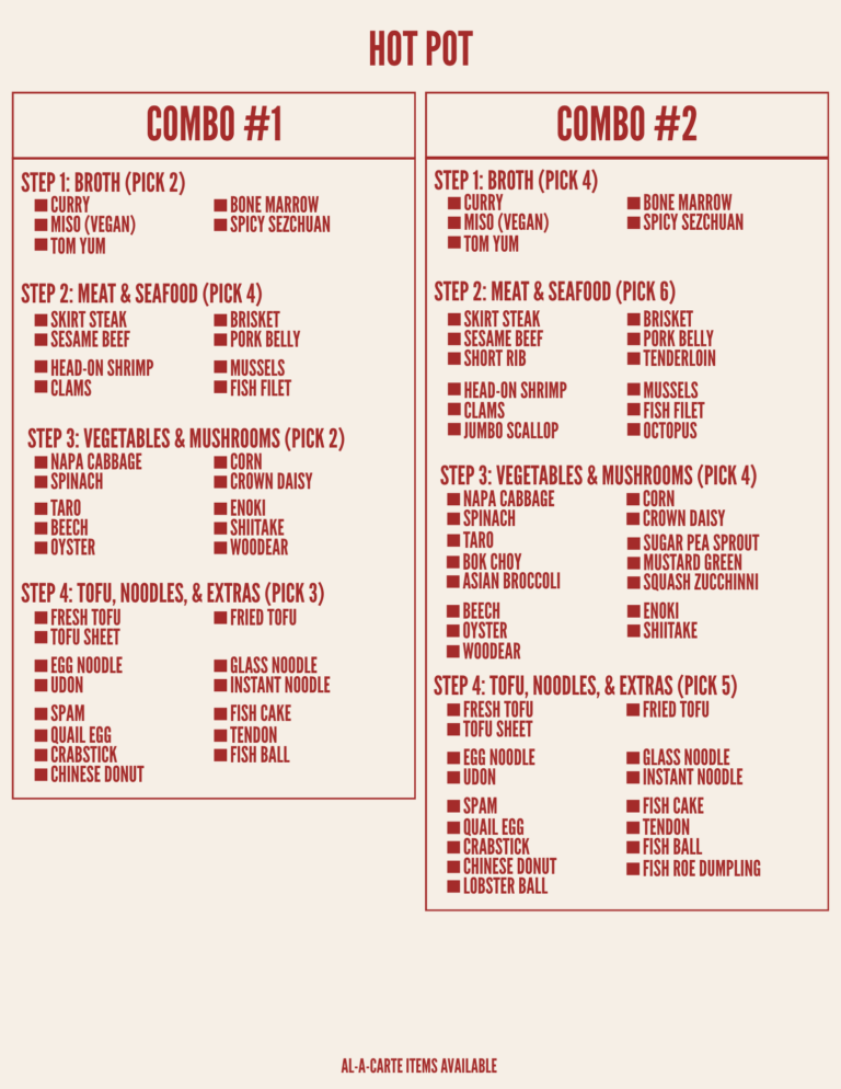Simr Menu Menus – Simmer Family